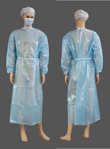 Jednorazové izolačné šaty Vysokovýkonný potiahnutý polymér